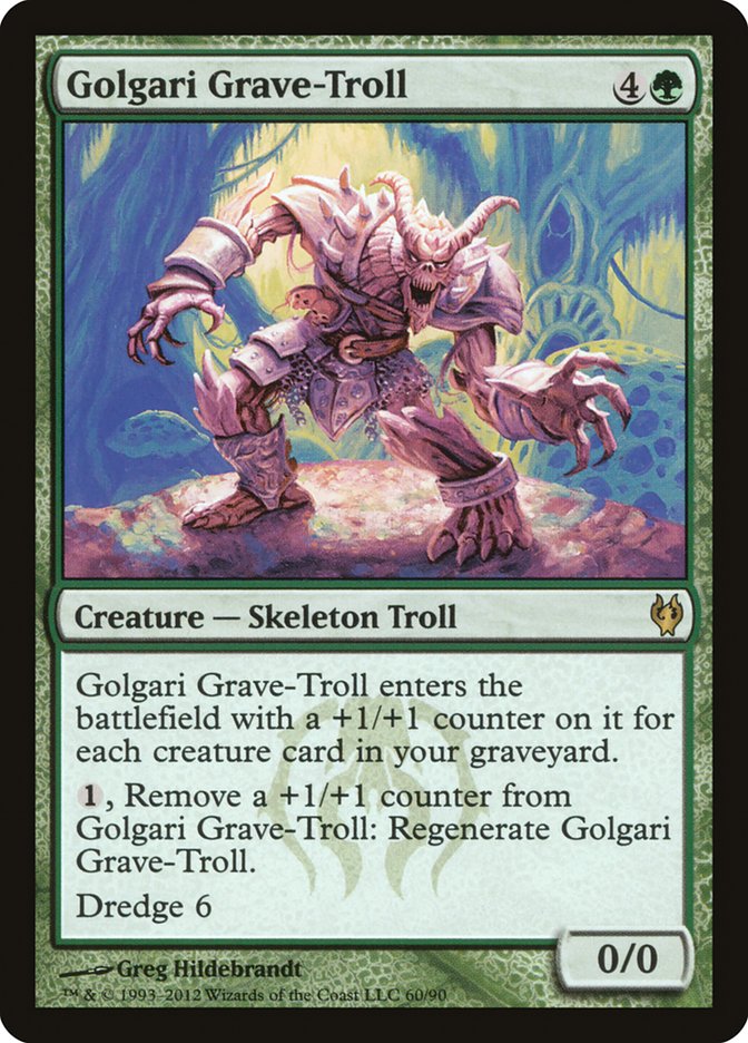 JAPANESE Golgari Grave-Troll [Duel Decks: Izzet vs. Golgari]