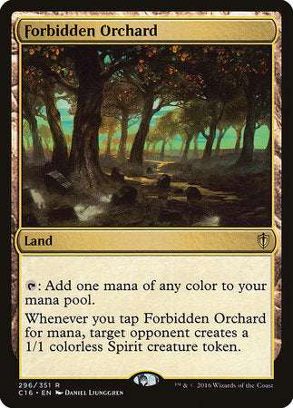 JAPANESE Forbidden Orchard [Commander 2016]