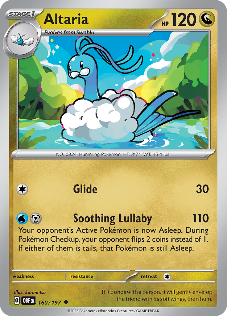 Altaria (160/197) [Scarlet & Violet: Obsidian Flames]