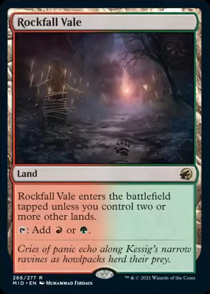 JAPANESE Rockfall Vale [Innistrad: Midnight Hunt]