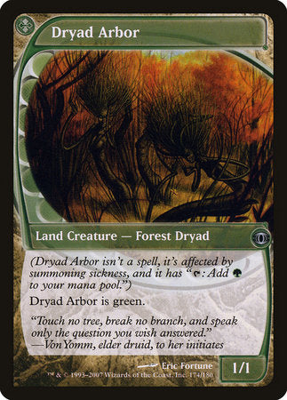 ITALIAN Dryad Arbor [Future Sight]