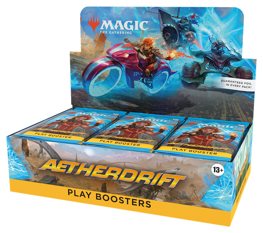 Aetherdrift: "Play Booster Display"