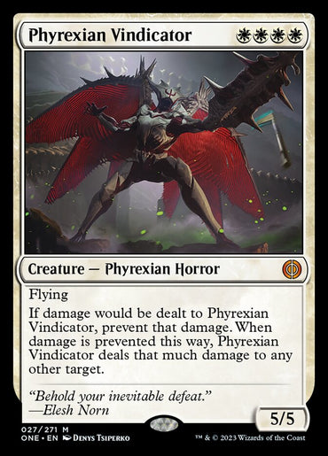 JAPANESE Phyrexian Vindicator [Phyrexia: All Will Be One]