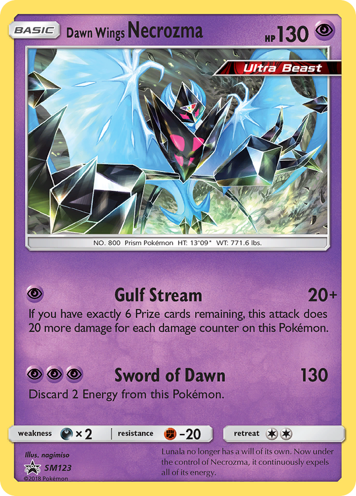 Dawn Wings Necrozma (SM123) [Sun & Moon: Black Star Promos]