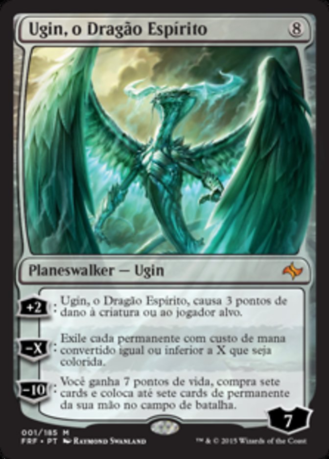 PORTUGUESE Ugin, the Spirit Dragon [Fate Reforged]