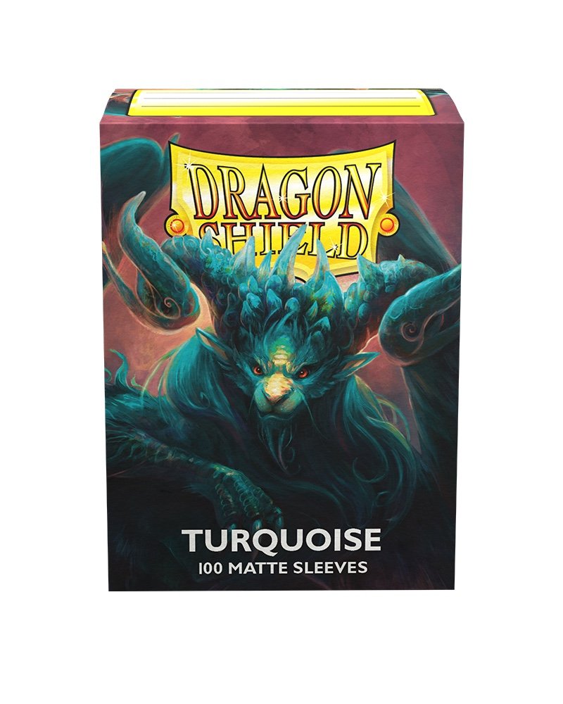 Dragon Shield Matte Sleeve - Turquoise 100ct