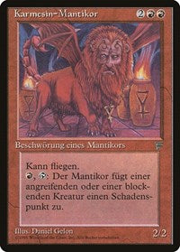 Crimson Manticore (German) - Karmesin-Mantikor' [Renaissance]