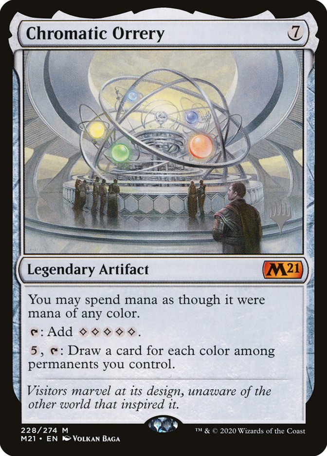 GERMAN Chromatic Orrery (Promo Pack) [Core Set 2021 Promos] (Copy)