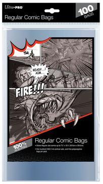 Regular Size 7-1/8" X 10-1/2" Comic Bags