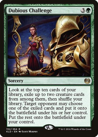 Dubious Challenge [Kaladesh]