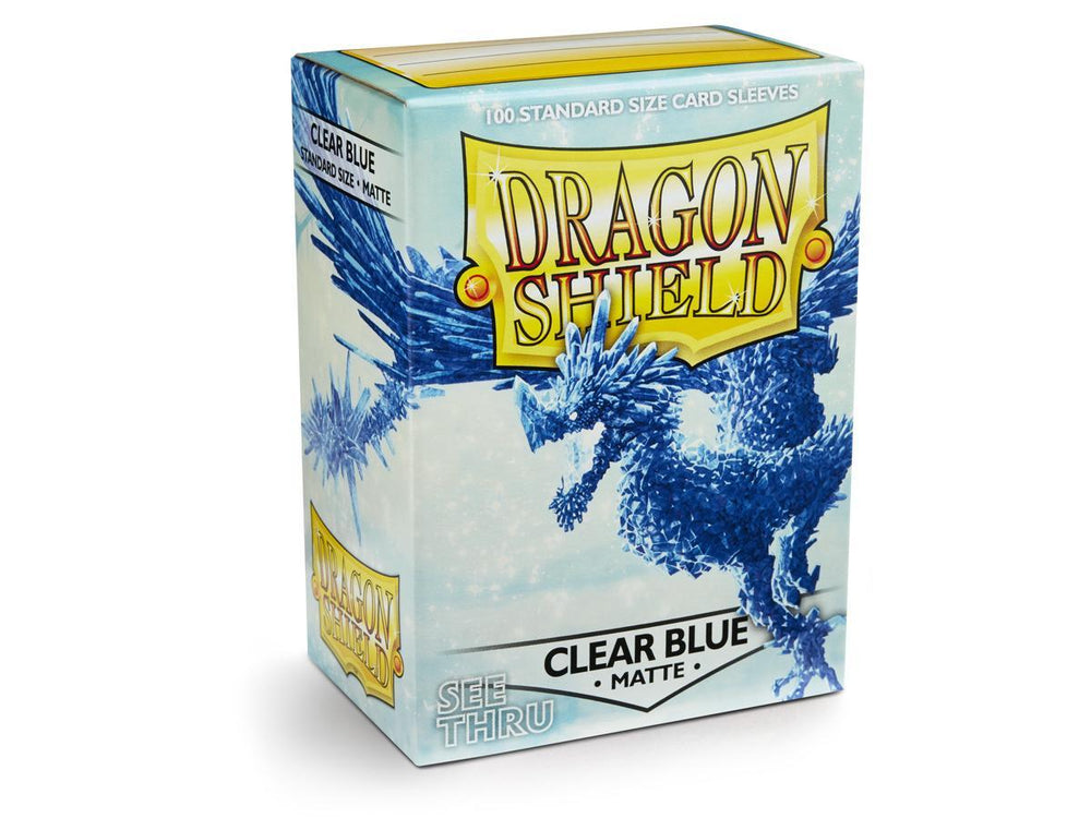 Dragon Shield Matte Sleeve - Clear Blue ‘Celeste’ 100ct