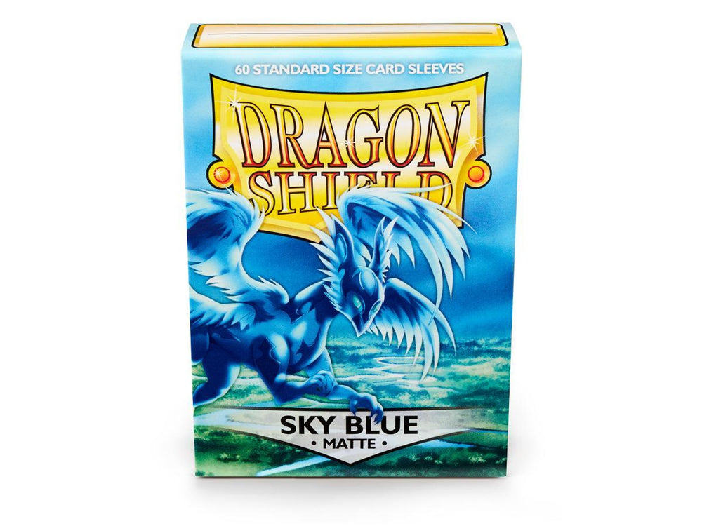 Dragon Shield Matte Sleeve - Sky Blue ‘Notos’ 60ct