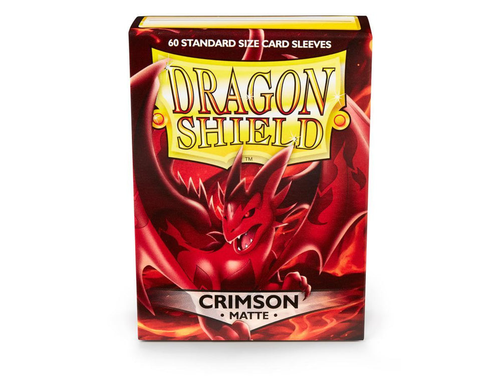 Dragon Shield Matte Sleeve - Crimson ‘Logi’ 60ct