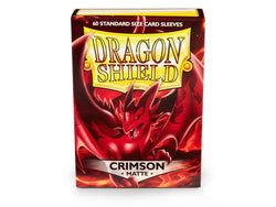 Dragon Shield Matte Sleeve - Crimson ‘Logi’ 60ct