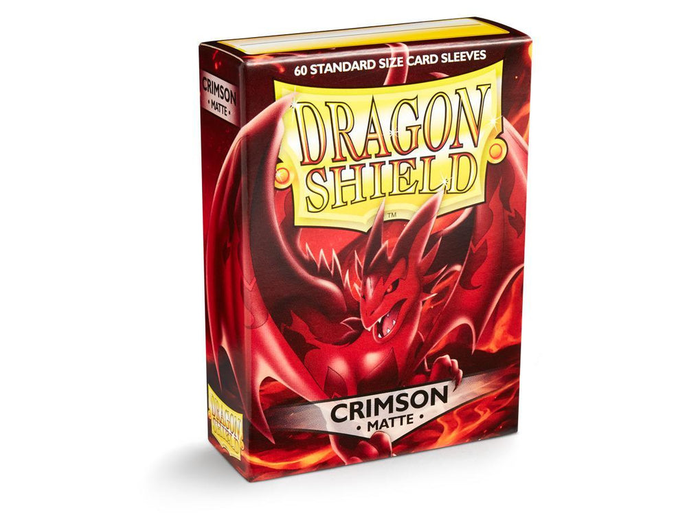 Dragon Shield Matte Sleeve - Crimson ‘Logi’ 60ct