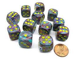 Chessex: D6 Festive™ DICE SET - 12MM